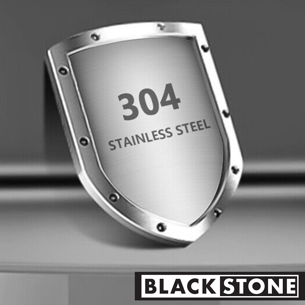 (2024 New Release) Blackstone 12mm 304 Stainless Steel 130dB Alarm Pad Lock Weather Proof Heavy Duty Multi Purpose (12mm)