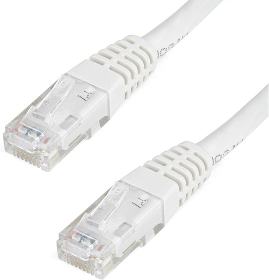 Cat5e Ethernet Cable - 9 ft 10 inchs - White Patch Cable - Network Cable - Ethernet Cord