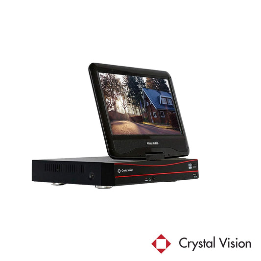 Crystal Vision Wireless Surveillance NVR Recorder with No HDD for Replacement