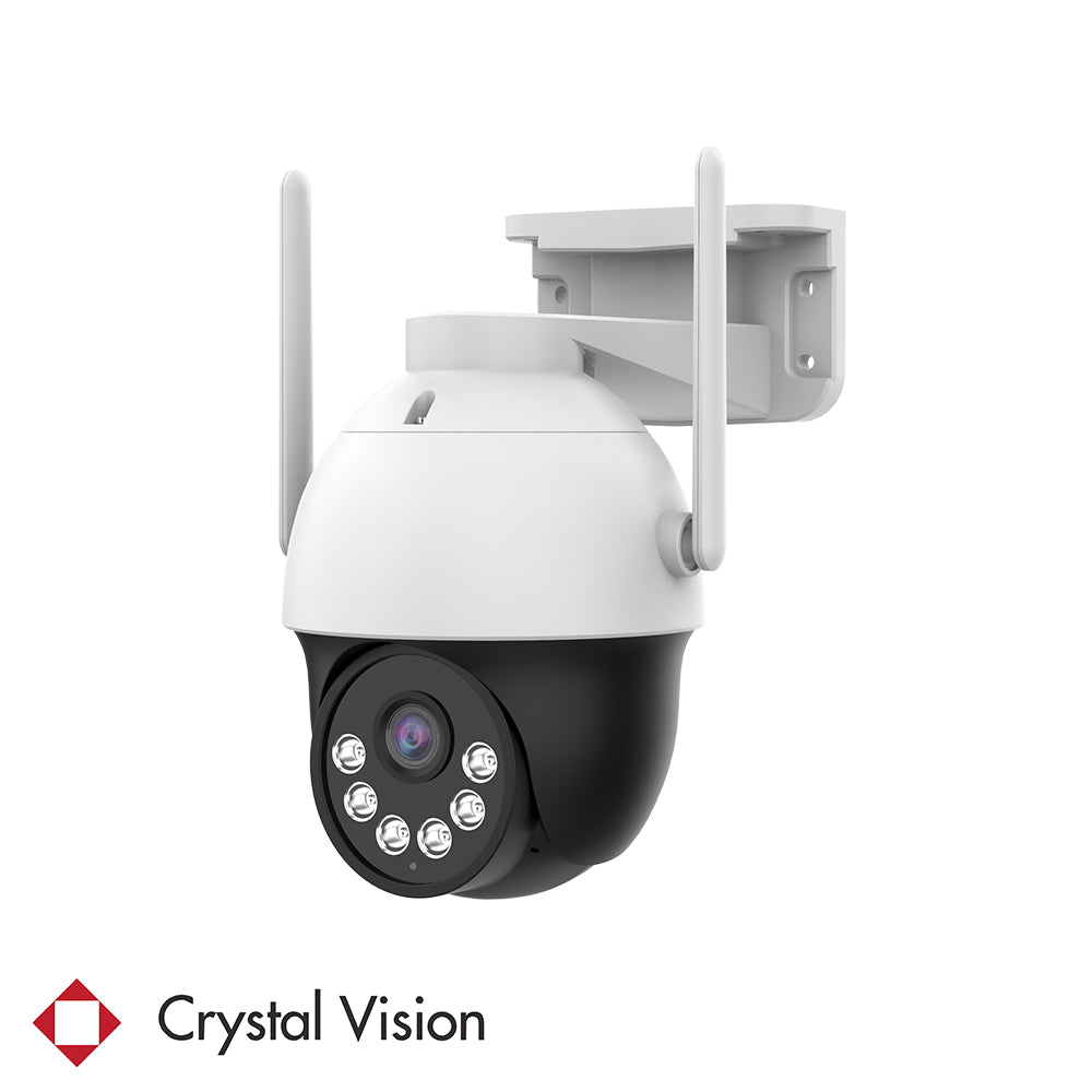 3MP AI-Powered Pan-Tilt Floodlight & Two Way Audio Camera with Panic Siren