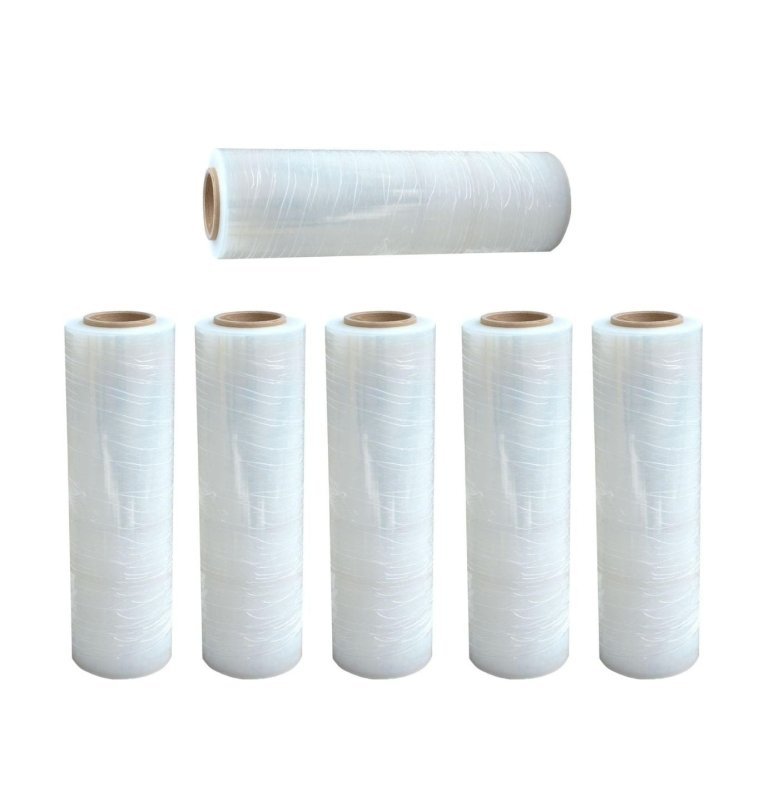 Stretch Film/Wrap 60 Gauge 1500ft Industrial Strength 18 inch Wide 400% Stretch Heavy Duty Shrink Film Roll (6 Rolls) - variant_title -