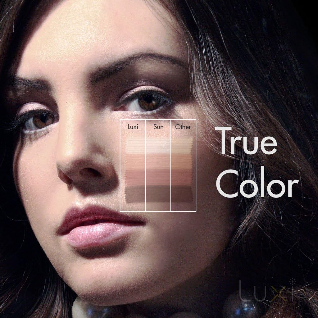 Crystal Vision LUXI Vanity Makeup Mirror Light Kit - Hollywood Style Natural White LED (8 Bulb)