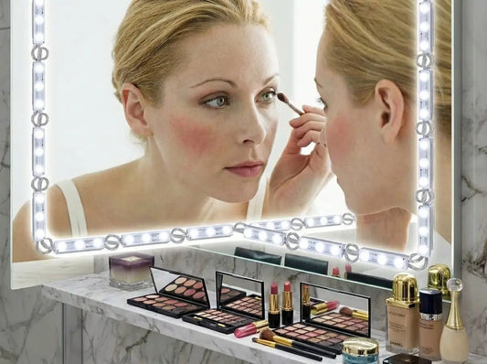Flexible Vanity Mirror LED Lighting for Any Mirror Shape or Size - Crystal Vision