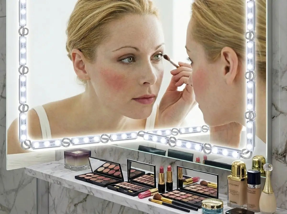 Flexible Vanity Mirror LED Lighting for Any Mirror Shape or Size