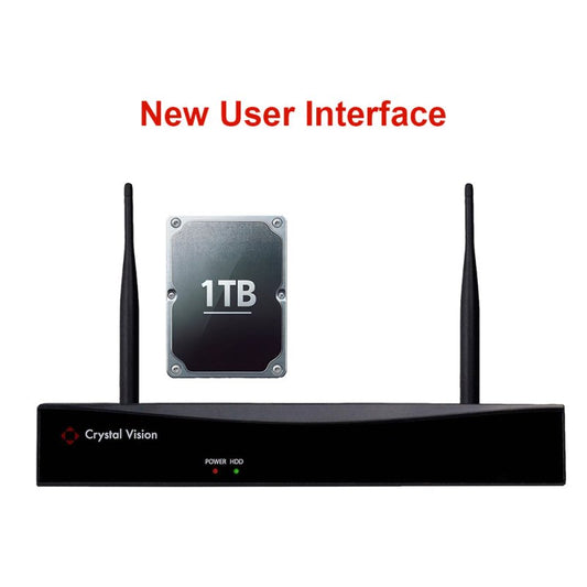 10 - Channel WiFi6 CVT106N - 1T Wireless NVR Recorder with 1TB HDD for Replacement (New User Interface) - variant_title - NVR Recorder