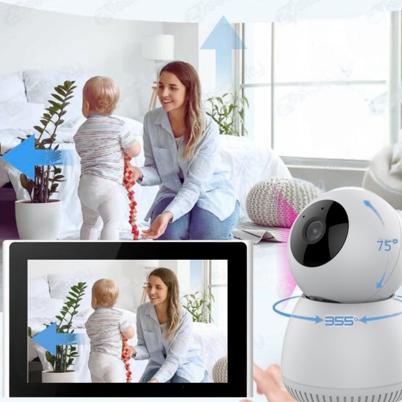 10 - Channel WiFi6 NVR Surveillance kit, 3MP Super Bright 18 - LED Floodlight Audio Panic Siren Cameras (4 Cameras) - variant_title - Security Camera System