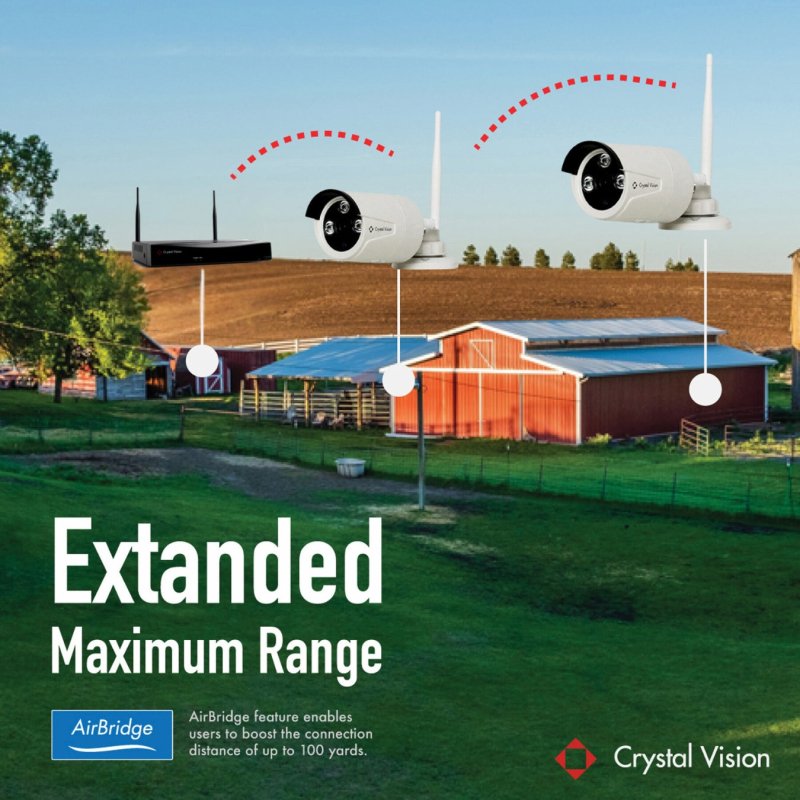 10 - Channel WiFi6 NVR with 1TB HDD & 4x 3MP AI - Powered Bullet Cameras | Advanced Home Surveillance System - variant_title - Security Camera System