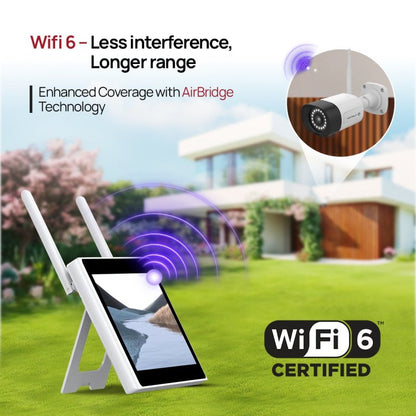 10 - Channel WiFi6 Wireless NVR Recorder with 1TB SSD for Replacement - variant_title - NVR Recorder