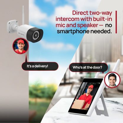 10 - Channel WiFi6 Wireless NVR Recorder with 1TB SSD for Replacement - variant_title - NVR Recorder