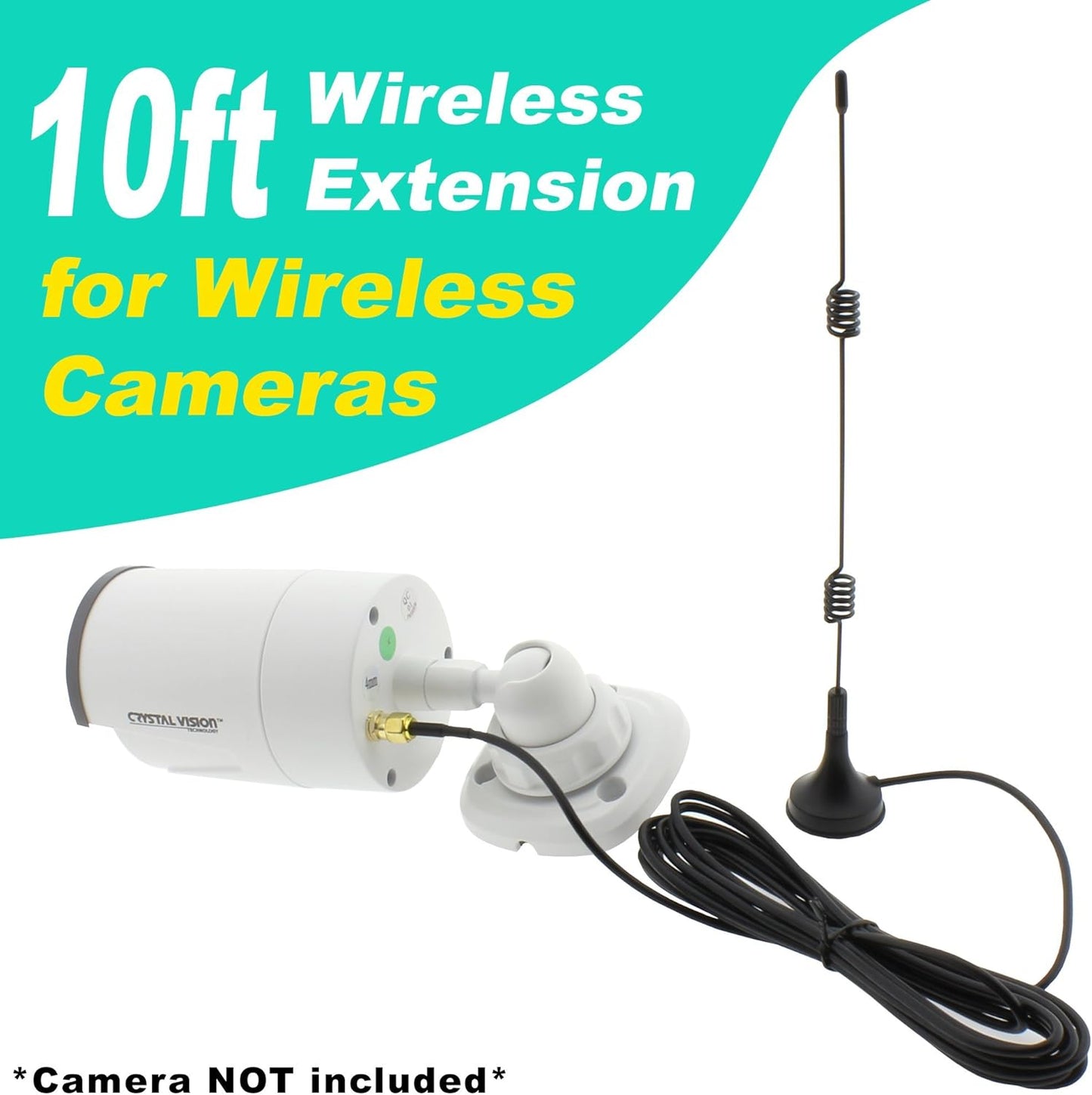 Crystal Vision Premium HD Wireless Camera Antenna Extension