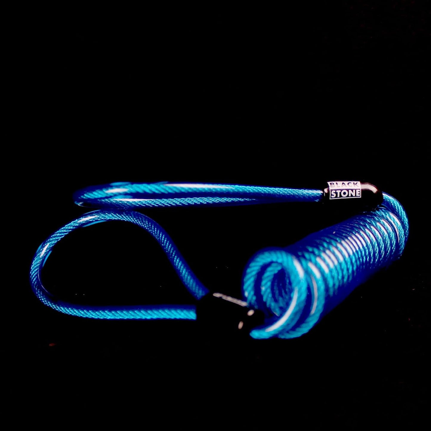 Blackstone Security Reminder Cable for Helmet lock, Grip Lock, Disc Lock 5 ft (Blue)
