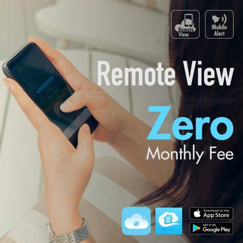 [2025 Upgraded Ver] [8CH] Crystal Vision CVT804A - 20WB1T All - in - One 1080P Full HD Wireless Surveillance System NVR CCTV w/ 1TB HDD, Built - in Monitor & Router, 3MP Camera Auto Pair - variant_title - Security Camera System