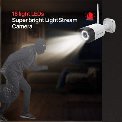 3MP AI - Powered Floodlight & Two Way Audio Camera with Panic Siren (Refurbished) - variant_title - Add - on Camera