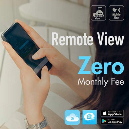 8CH Crystal Vision CVT808A 1080p Wireless NVR CCTV System | 2TB HDD, Built - In Monitor, 3MP Cameras - variant_title - Security Camera System