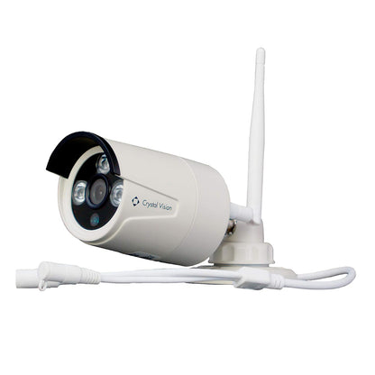 Crystal Vision CVT-3010W 720P Wireless Camera Add-on/Replacement (Button Type) for CVT9604E/CVT9608E CVT3010WUB