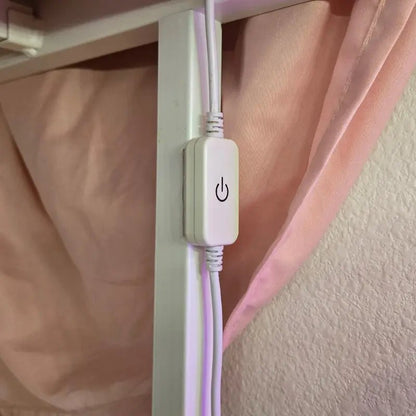 Crystal Vision Bunk Bed Desk LED Light Kit – 12.5ft Warm White - Bunk Bed, LED Lighting DIY Kit - LED Light - CVT-LED-BK25W