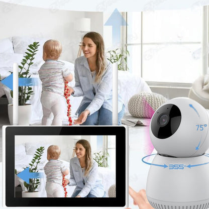 3MP AI-Powered  Indoor Pan-tilt Two Way Audio Camera with Panic Siren (Add-on)