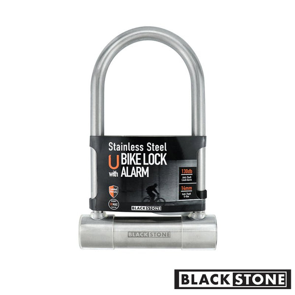 Blackstone 14mm Stainless U-Lock – Fits Fat Tire & E-Bikes