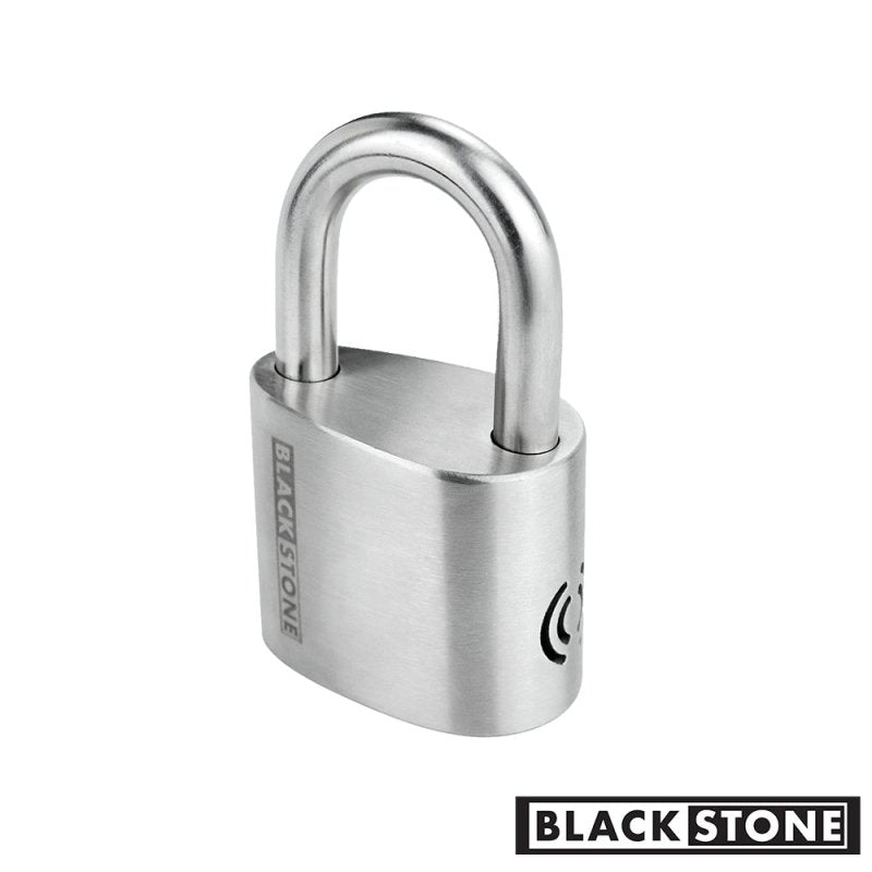 Blackstone 12mm 304 Stainless Steel 130dB Alarm Pad Lock Weather Proof Heavy Duty Multi Purpose (12mm) - variant_title - padlock