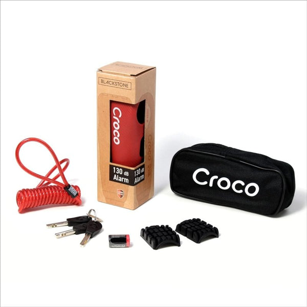 Blackstone Grip Handlebar Lock (Red)