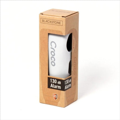 Blackstone Alarm Grip Lock with 120 Decibel Alarm Waterproof Scooter E - Bike Motorcycle Anti - Theft Security Handle Bar Grip Lock Brake Lever Lock (White) - variant_title - Electric Bicycle Lock