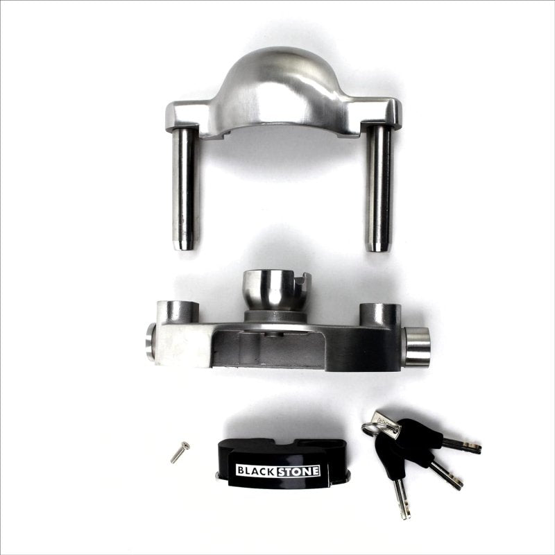 Blackstone Alarm Stainless Steel Heavy Duty Trailer Coupler Hitch Lock 130db Alarm - variant_title - Trailer Lock