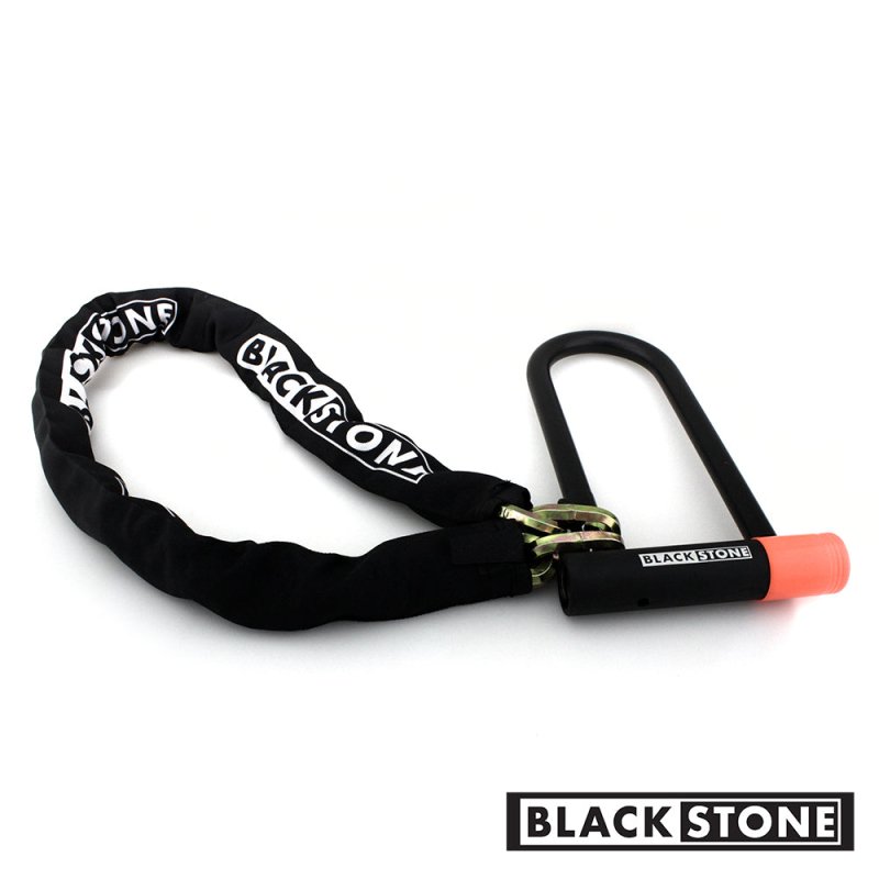 Blackstone Bike Lock with 130db alarm, 14 mm Heavy Duty shackle & Heavy Duty Hexagonal Anti - Theft Lock Chain - variant_title - Bike Lock