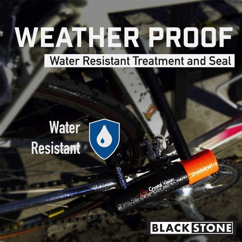 Blackstone Bike Lock with 130db alarm, 14mm Heavy Duty shackle and 52Inches 12mm security cable - variant_title - Bike Lock