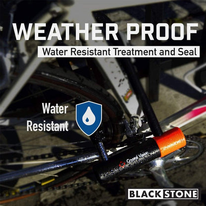 Blackstone Bike Lock with 130db alarm, 14mm Heavy Duty shackle and 52Inches 12mm security cable - variant_title - Bike Lock