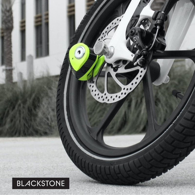 Blackstone Disc Brake Lock with 130 db alarm, Anti - theft Security Motorcycle Disc Lock, 6 mm Pin - variant_title - Motorcycle Lock