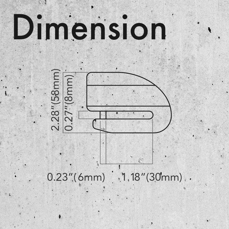 Blackstone Disc Brake Lock with 130 db alarm, Anti - theft Security Motorcycle Disc Lock, 6 mm Pin - variant_title - Motorcycle Lock