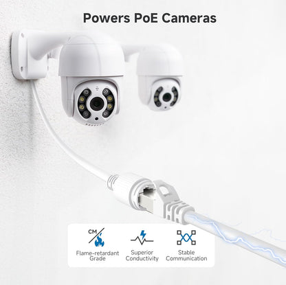 Cat5e Ethernet Cable - 9 ft 10 inchs - White Patch Cable - Network Cable - Ethernet Cord
