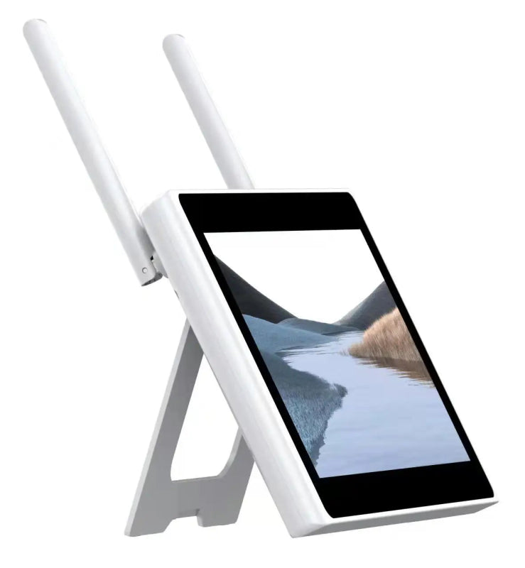 Crystal Vision 10CH WiFi6 10.1" NVR Kit – 6 Floodlight Cams - 10.1 Inch Monitor, 10channel, 1TB HDD - Security Camera System