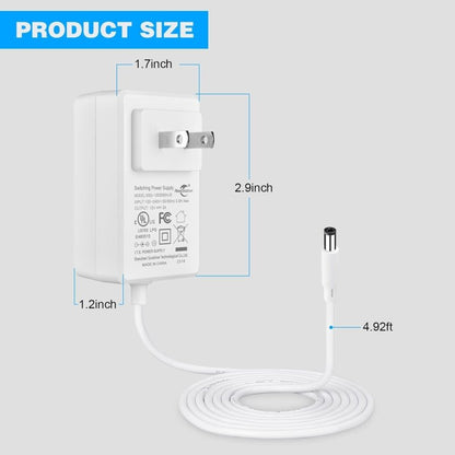 Crystal Vision 12V 3A LED Strip Adapter, AC 100 - 240V to 12V DC Output for LED Lights, LED Strip Lights - variant_title - LED Accessory