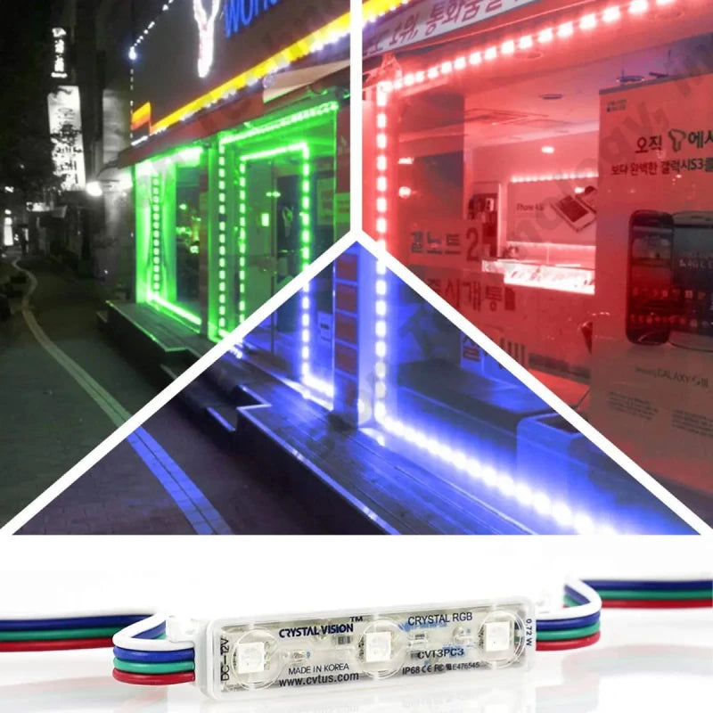 Crystal Vision 50ft RGB LED DIY Kit (Color Changing) LED Lighting DIY Kit