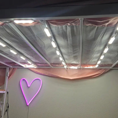 Crystal Vision Bunk Bed Desk LED Light Kit – 12.5ft Cool White - Bunk Bed, LED Lighting DIY Kit, - LED Light