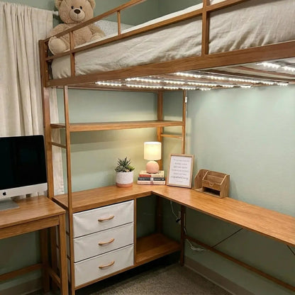 Crystal Vision Bunk Bed Desk LED Light Kit – 12.5ft Warm White Bunk Bed