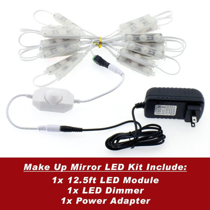 Crystal Vision Bunk Bed Desk LED Light Kit – 12.5ft Warm White - Bunk Bed, LED Lighting DIY Kit, - LED Light