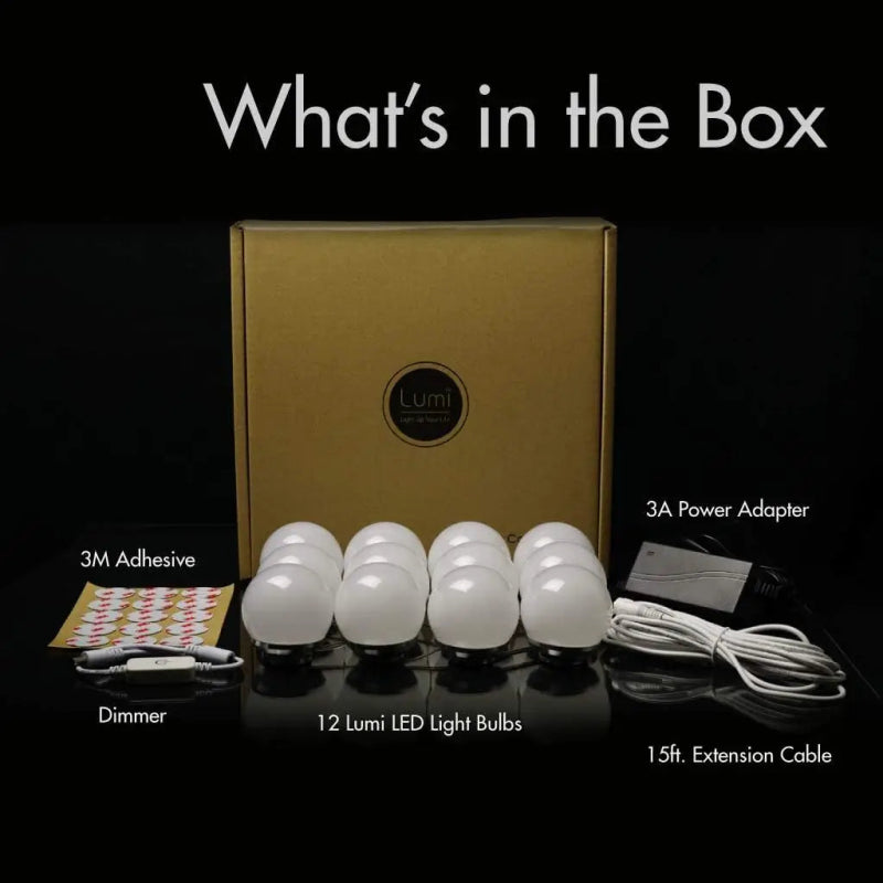 Crystal Vision Bunk Bed LED Bulb Light Kit – 12 Dimmable Bulbs - Bunk Bed, LED Lighting DIY Kit, - LED Light