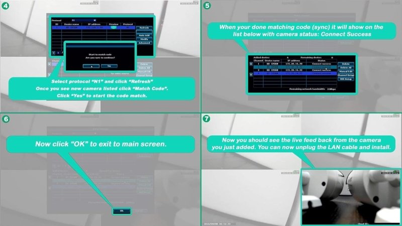 Crystal Vision CVT - 3010W 720P Wireless Replacement Camera (Ethernet Type) for CVT9604E/CVT9608E - variant_title - Add - on Camera