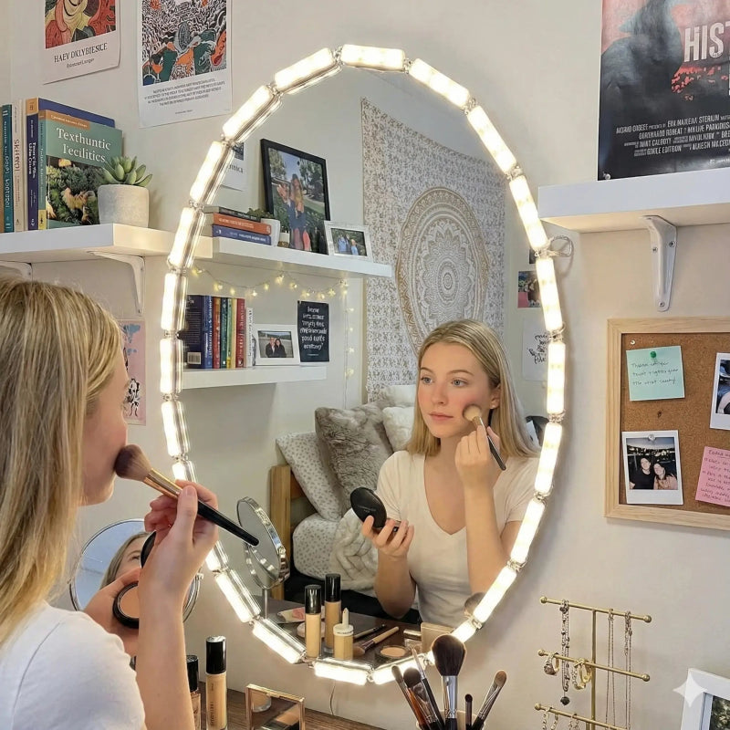 Crystal Vision Hollywood Makeup Mirror Light Kit – Warm White - Hollywood Mirror Light, LED Lighting DIY Kit, Vanity Mirror - LED Light