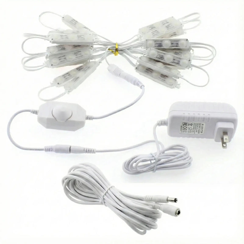 Crystal Vision Hollywood Makeup Mirror Light Kit – Warm White - Hollywood Mirror Light, LED Lighting DIY Kit, Vanity Mirror - LED Light