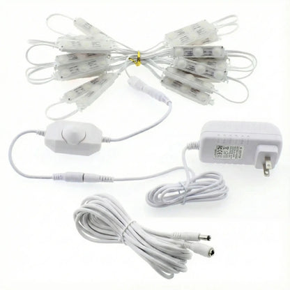 Crystal Vision Hollywood Makeup Mirror Light Kit – Warm White - Hollywood Mirror Light, LED Lighting DIY Kit, Vanity Mirror - LED Light