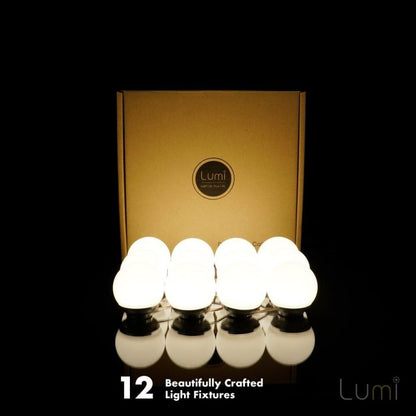 Crystal Vision Lumi Versatile Home Decorative Dimmable LED Lighting Kit 12 Bulbs w/Remote Controller - variant_title - LED Light
