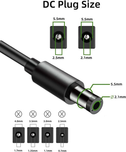 Crystal Vision Premium DC 12V 3A Power Supply Adapter Power Cord For CCTV Security Camera NVR UL listed. - variant_title - CCTV Accessory