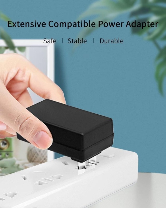 Crystal Vision Replacement Camera Power Adapter for replacement. UL Listed - variant_title - CCTV Accessory
