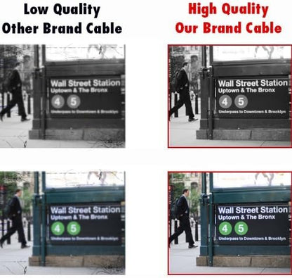 Crystal Vision Siamese Pre - made Video Power BNC Combo Cable for 1080P HD CVI, TVI, AHD w/coupler - Professional Grade (150ft) - variant_title - CCTV Cable