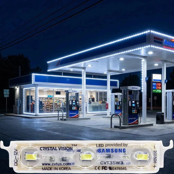 Crystal Vision Storefront LED 50ft Strand with 10A PowerBox
