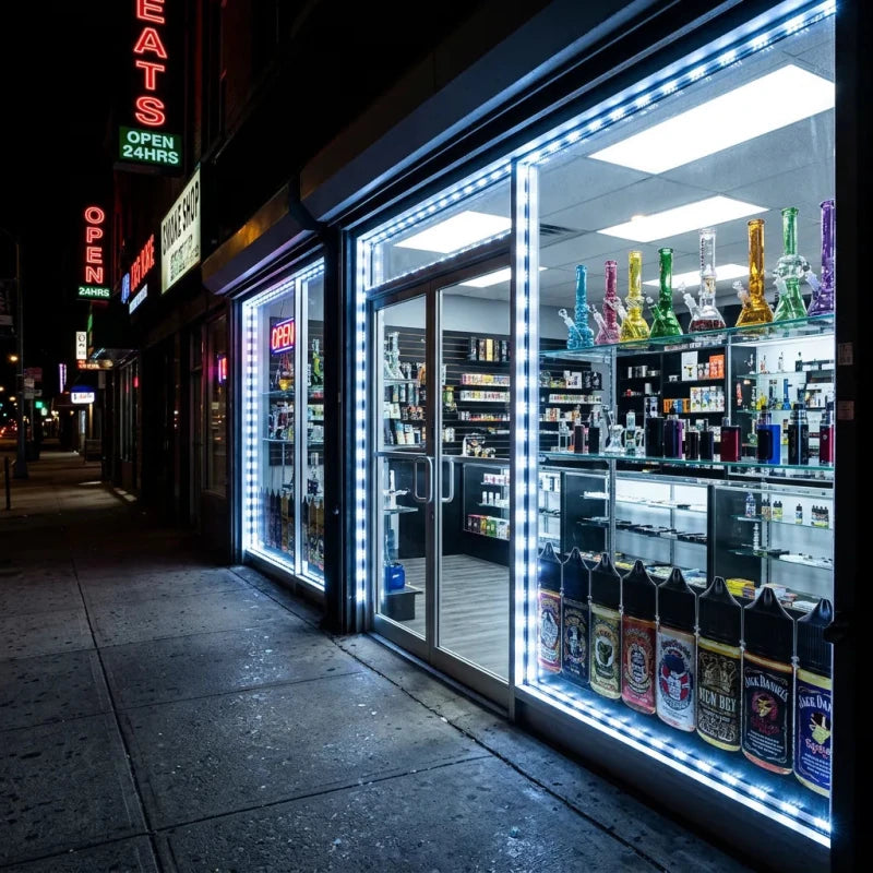 Crystal Vision Storefront LED Light – 2x25ft Modules Only Storefront