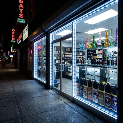 Crystal Vision Storefront LED Light – 2x25ft Modules Only Storefront